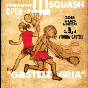 2 de Marzo presentación 3 Open femenino Squash en Dendaraba 2018